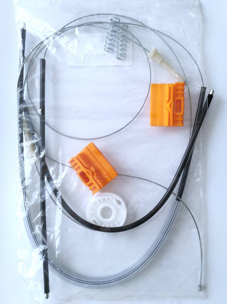 (送料込) ポルシェ カイエン・VW トゥアレグ(7L) TOUAREG 前ドア ウィンドウレギュレーター リペアキット左右共通【新品】修理キット拍卖