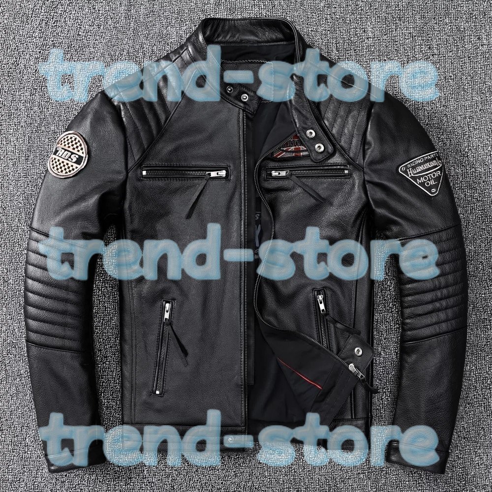 強くお勧め★の逸品 刺繍 レザージャケット ライダース登山 バイク ジャケットバイクウエア装備ジャケットS-4XLサイズ 選択拍卖