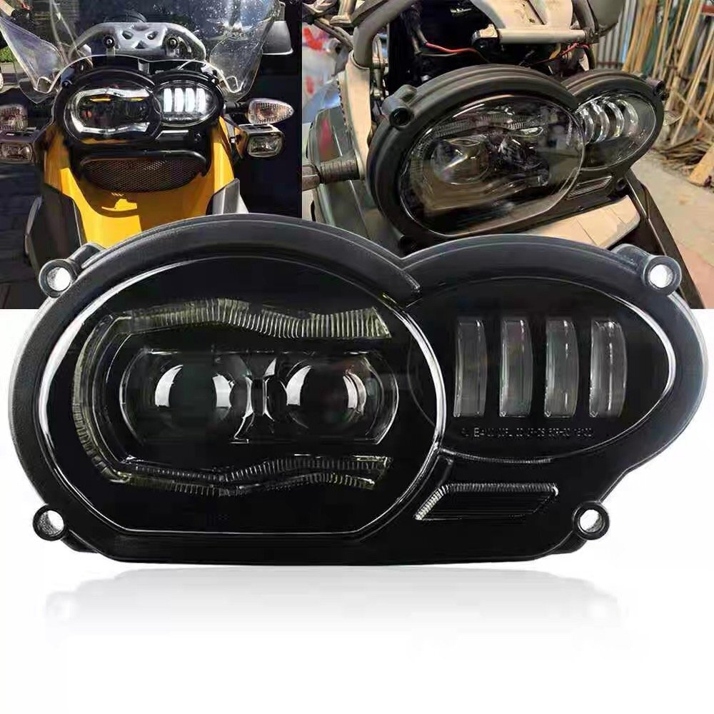 BMW LEDヘッドライト プロジェクターR1200GS 2004-2012 R1200GS ADVアドベンチャー2005-2013 エンジェルアイ拍卖