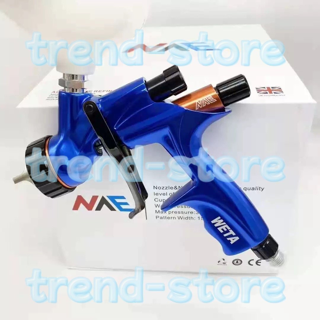 NVAスプレーガン1.3ミリメートルステンレス鋼ノズル塗料スプレーガン/水性塗料/ワニス塗料噴霧器/エアスプレーガン/エアツール拍卖