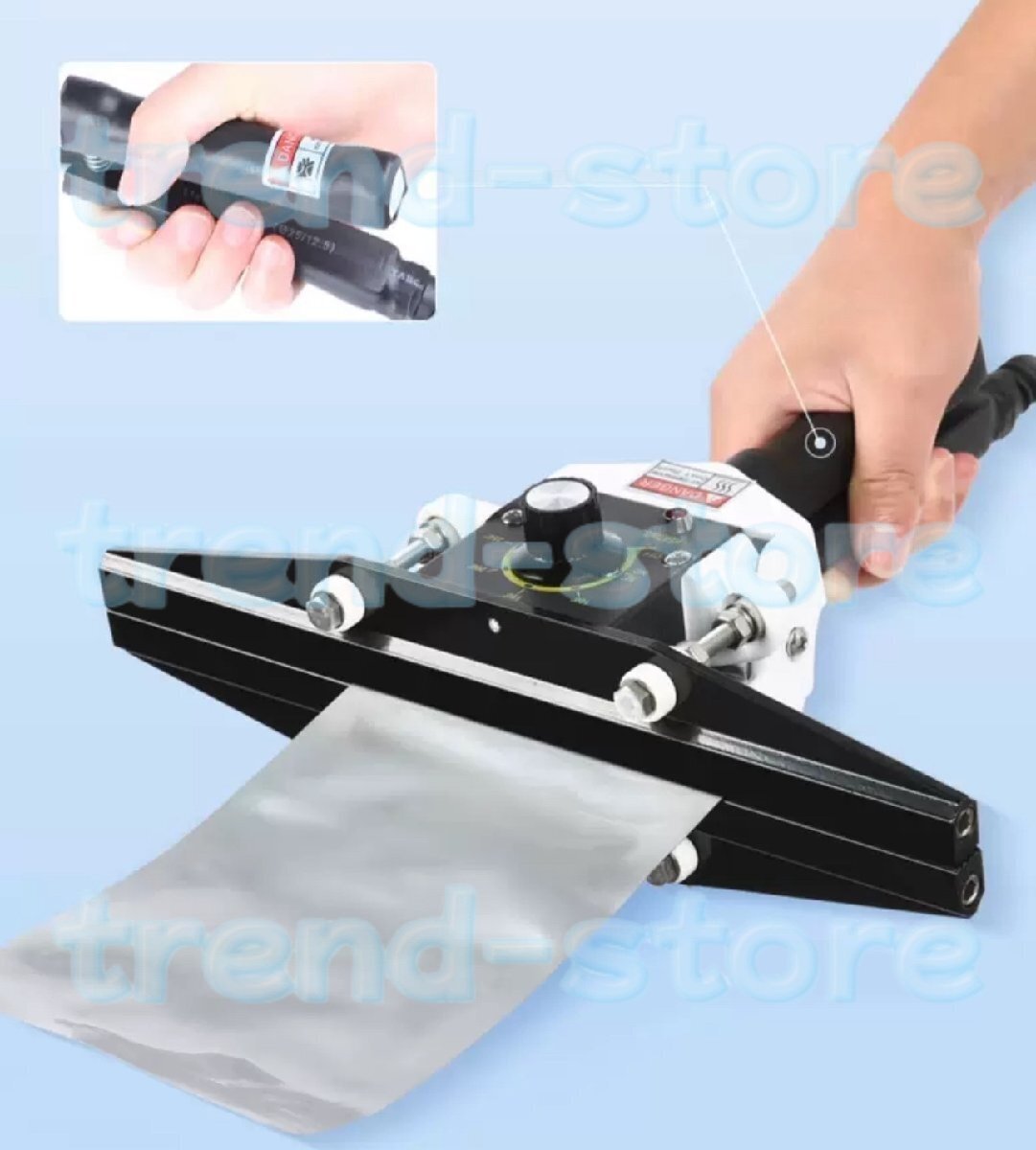 フードシーラー 200mmシール 食品密封保存・鮮度長持ち 0~300℃温度調整可能 アルミ箔袋・クラフト紙袋拍卖