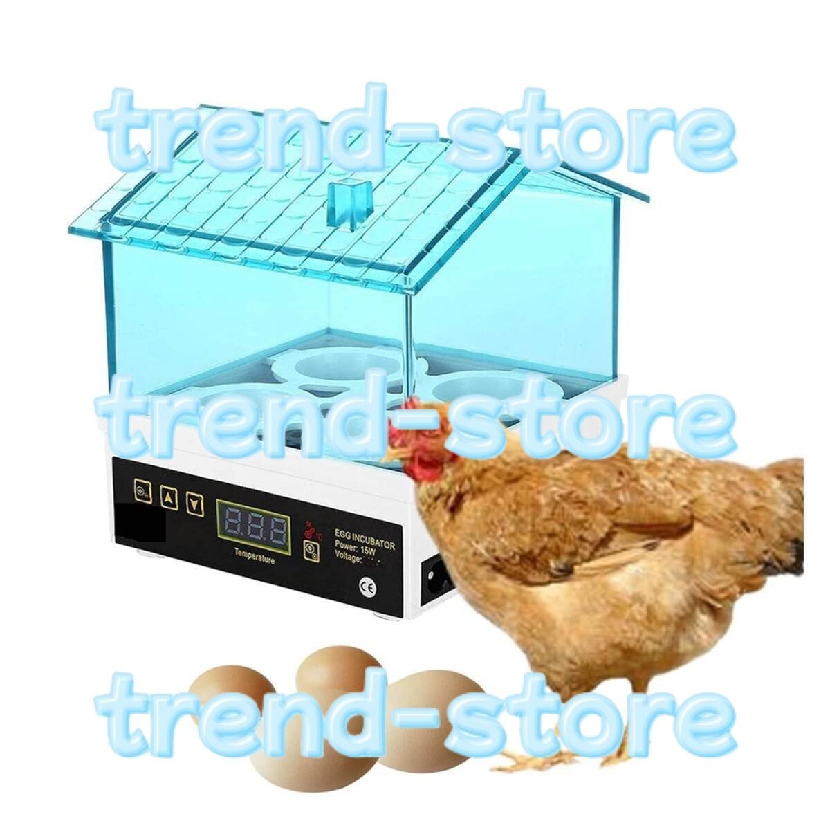 自動孵卵器 孵化器 自動家禽ダックス 温度制御 デジタル表示 静音仕様 家庭用 実験用 教育用 観察用 小型 家庭用 鶏卵/アヒル/ダック 適用拍卖