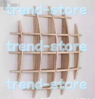 人気美品★実用品★日式 茶碗ラック 茶器展示棚 ソリッド・ウッド 茶道 置物台 材質 桐の木 モダン 茶具収納棚 壁掛け拍卖