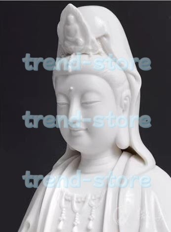 仏像【菩薩】 聖観音菩薩 立像 磁器製 置物 開運 繁盛 仏間 仏壇仏像 祈る 厄除け(高さ70cm×巾32cm×奥行19.5cm)拍卖