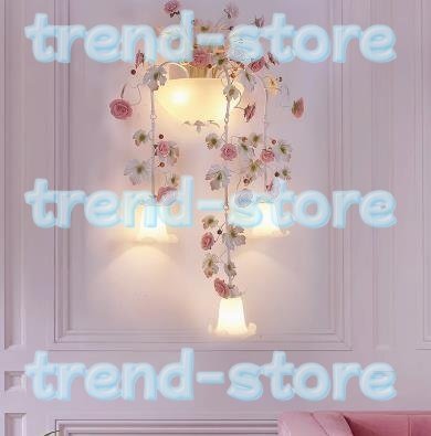 人気美品★壁掛け灯 壁掛け照明 ブラケットライト インテリア照明 玄関灯 薔薇 花 はな拍卖