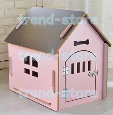 耐久性良い ペットドッグハウス 取り外し可能 設置が簡単 四季 猫 ドッグ ケージ 屋内外通用ww75拍卖