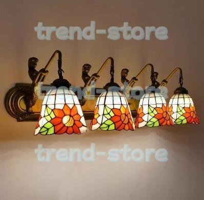 LED 壁掛け照明 花柄 ウォールライト ステンドグラスガラス シャンデリア 北欧 インテリア リビング 玄関 リビング おしゃれ アンティーク拍卖