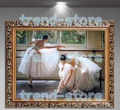 人気商品 油絵 バレエを踊る女の子 装飾画拍卖