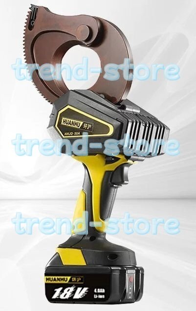 軽量電動ケーブルカッター ラチェット式 充電ケーブルカッター 油圧 ケーブルシザース 切断径Φ50mm ケーブル切断工具拍卖