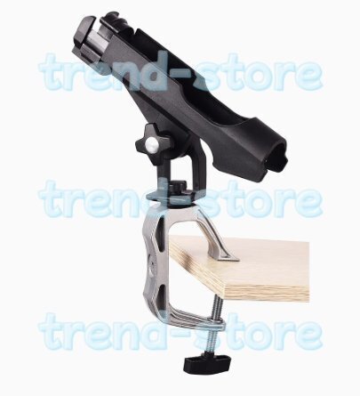 PLUSINNO大型釣り竿ロッドホルダー360度旋回ロッド釣り竿固定ホルダーボートフェンスマウントキット拍卖