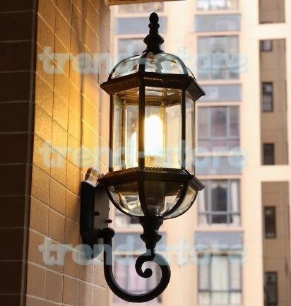 人気 防水壁掛け照明 屋外ライド アンティーク ウォールランプ ブラケットライト ポーチライト庭用 夜明け 3P拍卖