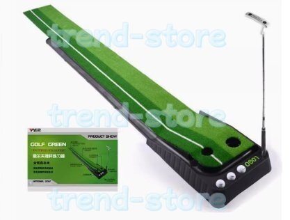 『改良版』パターマット パター パット練習マット パッティング 室内 ゴルフ ●毎日の練習で勝利拍卖