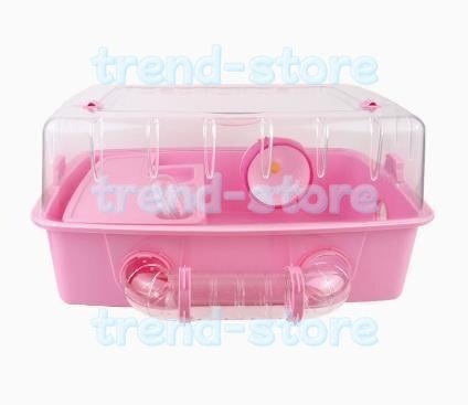 新品推薦★ハムスターケージ ハムスターハウス 小動物ケージ 飼育ケージ パイプセット付き 通気性 内装 幅広い拍卖