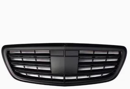 ブラック Mercedes Benz S class W222 2014-2016年用 フロントグリッド グリル ABS AMG カスタム パーツ拍卖