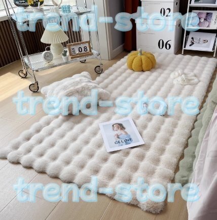 ふわふわラグ 洗える 滑り止め付 絨毯 もこもこ カーペットトスカーナスタイル おしゃれ オールシーズン 北欧 床暖房対応 秋 冬 マット拍卖