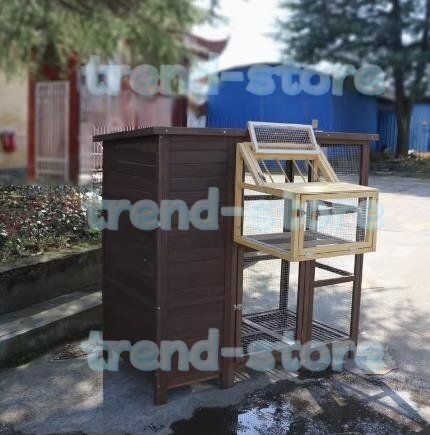 ハトちゃんのお部屋 大型豪華ハト小屋 防雨防腐 木製鳥かご 飼育 アヒル 屋外養殖 庭用 通気性 耐磨耗拍卖