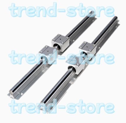 DIY 業務 産業用品 リニアガイドセット 2本 SBR16 L1000mm シャフト レール サポート+4本 SBR 16UU ベアリング U296拍卖