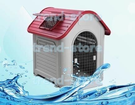 三角屋根のボブハウス プラスチック製 犬小屋 屋外 綺麗な色 犬 雨を防ぐ拍卖