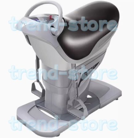 電気乗馬マシン、家庭用フィットネス機器、脂肪燃焼および整形乗馬好気性脂肪燃焼痩身アーティファクト、ユニセックス グレー/黒拍卖