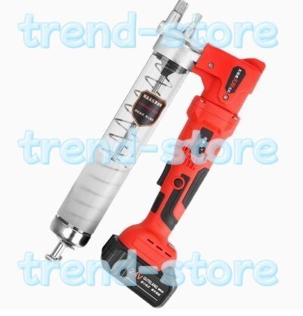 グリスガン 24Vコードレス電気グリースガン 8000PSI高圧グリースガン 600CC容量電動工具キット 2.7Ahリチウム電池 注油工具掘削機用拍卖