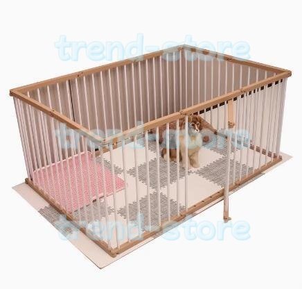 ペットサークル 犬 サークルケージ 小型 ペットフェンス ドア付き 犬ゲージ DIY 広い 屋内 脱走防止柵 屋外 取付け簡単 中型犬 犬小屋 8枚拍卖