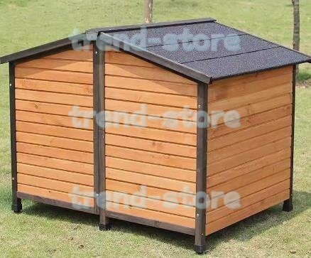 品質保証 大型犬用 小動物ケージ 130*105*91cm 犬小屋 犬 別荘 飼育ケージ 木製 防腐材 組立式 室外拍卖