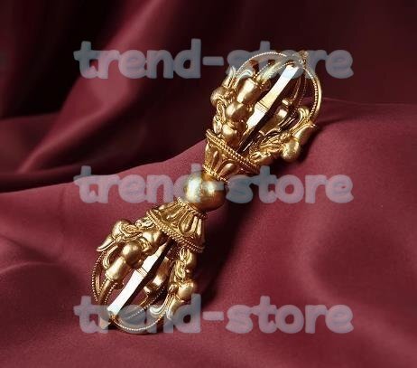 五鈷杵 密教法具 チベット お守り 厄除け寺院仏具手道具 法器 長さ約14cm拍卖