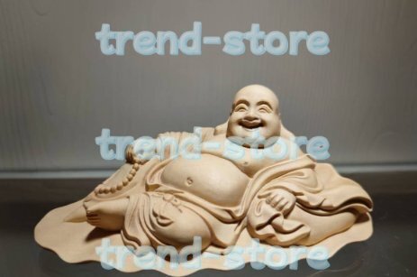 七福神 布袋尊 仏像 置物 美品 木彫り 布袋様 縁起物拍卖