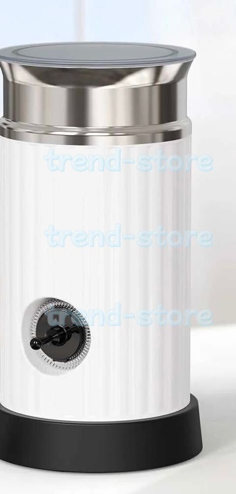 電動ミルク泡立て器、550W全自動ホット&コールドコーヒースチーマー、230MLミルクフォーマーと3in1で360°均一混合、コーヒー、ラテ拍卖