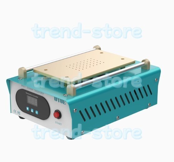 LCD スクリーン修理加熱テーブル、温度制御付き 400W 7 インチスクリーンセパレーターマシン、PTC 加熱高吸引スクリーンセパレーター拍卖