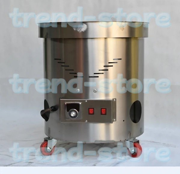 焼き栗製造機 LPガス 焼き砂利 網付属 調理器具 業務用 天津栗 甘栗 屋台 店舗 焼き栗機 焙煎機 ( Type 25 ガス型)拍卖