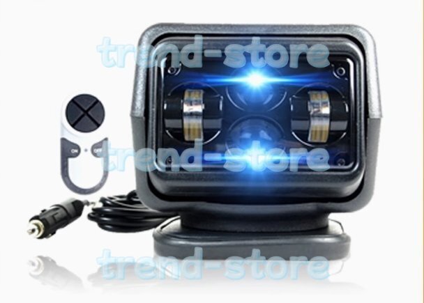 品質保証★ サーチライト 船 LED スポットライト 60W自動車、ヨットLEDリモートサーチライト 船用サーチライト F236拍卖