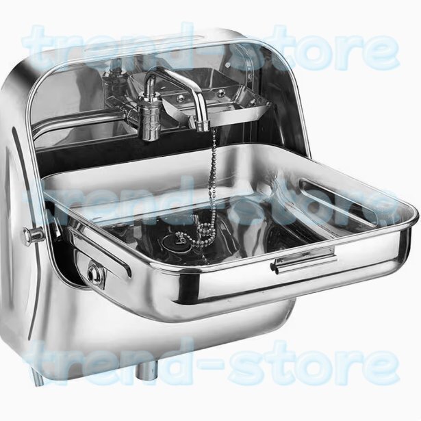 壁掛け RV シンク、RVキャラバン洗面台シンク、RVシンクキャンピングカーシンク、折りたたみ式手洗いシンク拍卖