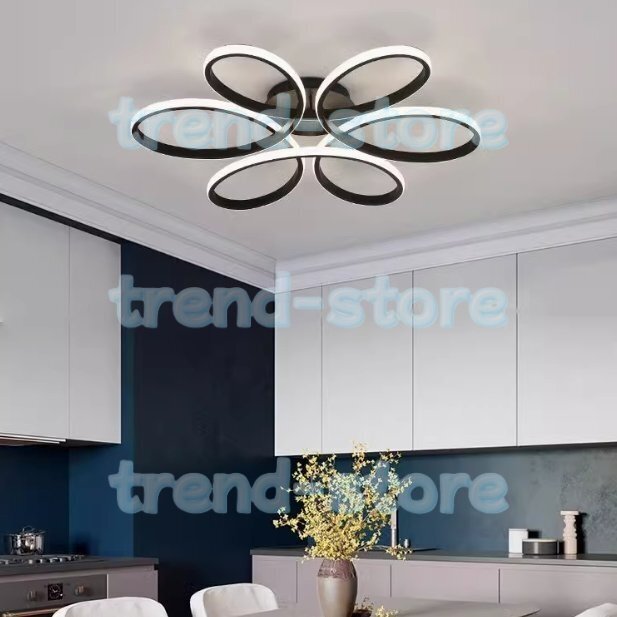 北欧LED シーリングライト 和室 天井照明 器具シャンデリア ペンダントライ トランプ花 リビング 照明 おしゃれ拍卖