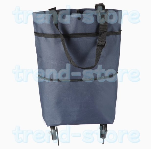 ショッピングカート 折りたたみ おしゃれ 2WAY 買い物カート 軽量 キャリーバッグ 買い物 ショッピングバッグ エコバッグ 大容量 ブルー拍卖