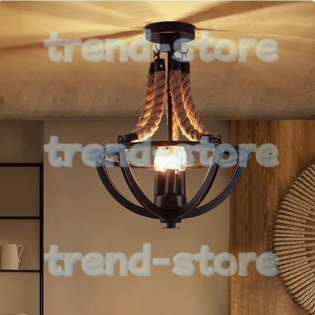 天井照明 スタイル 3灯ペンダントライト 吊り下げ照明 サスペンションライト インダストリアル インテリア拍卖