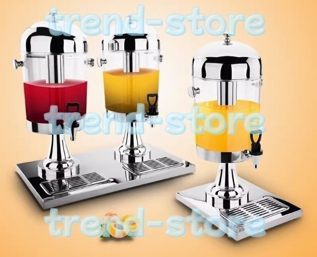 人気推薦8L ステンレス鋼 ジュースディスペンサー ドリンクサーバー カラー選択可拍卖