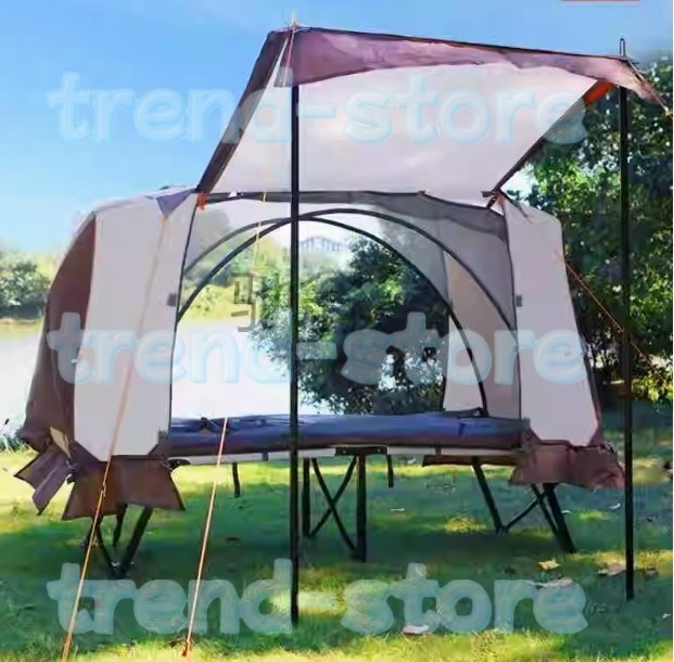 強く推薦 防雨 厚みアップ シングルテント 屋外 キャンプ キャンプテント オフグラウンドテント ビーチ釣りテント拍卖