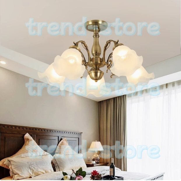 ペンダントライト 5灯 北欧風 LED対応 常夜灯拍卖