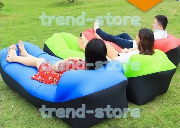 ビーチチェア 屋外キャンプソファ バナナ 収納バッグ付属 laybag エアーベッドソファ拍卖
