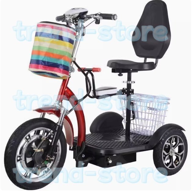 品質保証 高齢者向けの電動三輪車 家庭用 三輪車レジャー旅行ショッピング通勤用 F1345拍卖