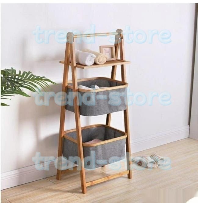 ランドリーバスケット 3段 洗濯かご 洗濯物入れ 脱衣カゴ ランドリーラック ワゴン ランドリー収納 ランドリーボックス 持ち運び拍卖