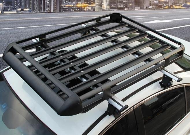 汎用アルミ合金製 カーゴラック ルーフラック 組立型 ルーフバスケット キャリアルー ルーフキャリア 作業用 大活躍拍卖