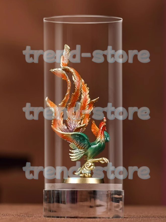 鳳凰の置物 不死鳥 玄関 風水グッズ 開運 金運 財産運 幸福 成功 プレゼント 贈り物 開運厄除 祈願成就 鳥 朱雀 火の鳥拍卖