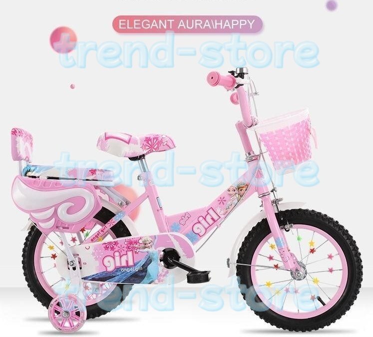 強くお勧め 子供用 自転車 組立済 女の子 可愛い ピンク 赤 16インチ 補助輪付き カゴ 4歳 5歳 6歳 7歳 8歳 9歳F372拍卖