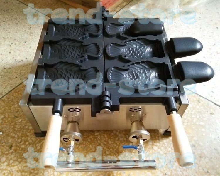 アイスコーン たい焼き器 アイスクリームコーンメーカー 3個焼き 業務用 家庭用 110V拍卖