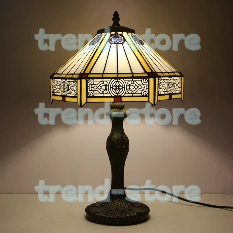 ステンドランプ ステンドグラス アンティーク 花柄 レトロな雰囲気がおしゃれ★ヴィンテージ ティファニー 照明拍卖