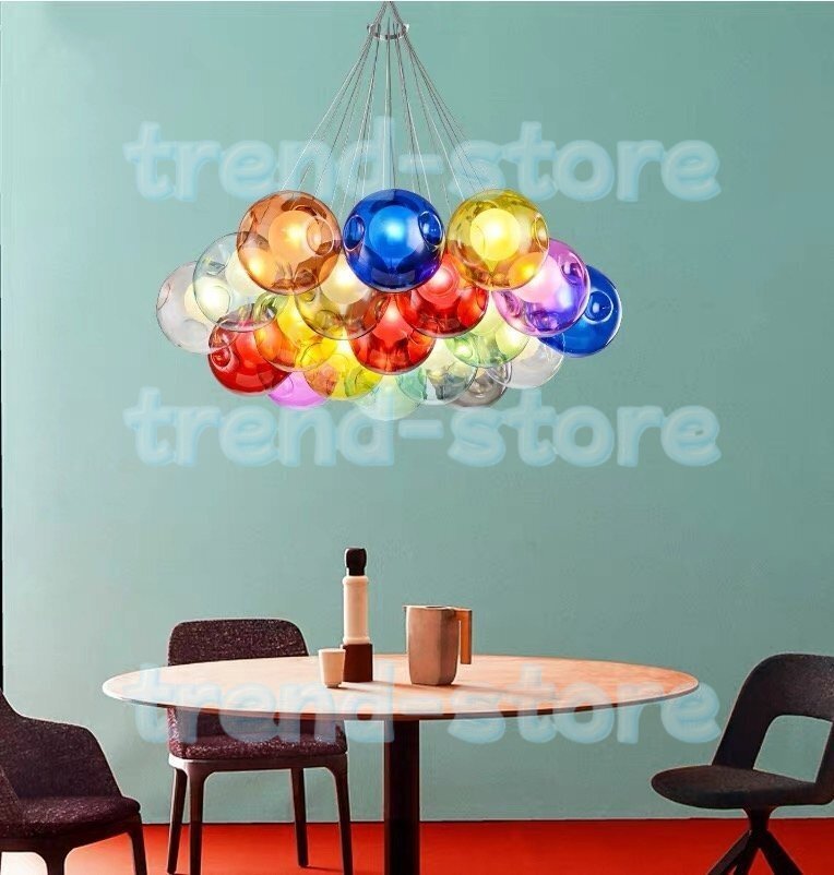 高級感満載 シャンデリア 照明 LED電球対応 19灯 12畳 16畳 透明 ガラスボール ペンダントライト シャンデリアLEDランプ拍卖