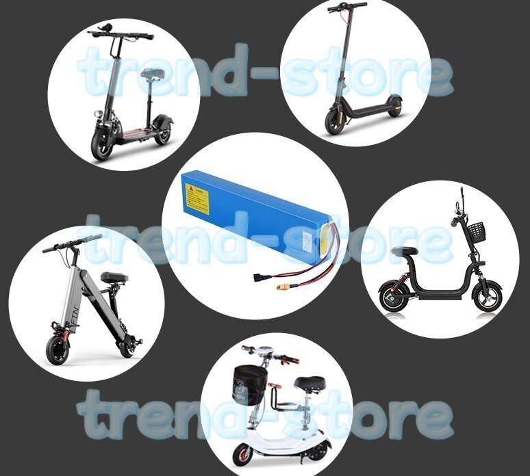 36V 12000mAh E-bikeバッテリーパック 防水リチウムイオンバッテリーパック 充電器と20A BMS付き 500W 350W 250W 200W E-bikeに適合拍卖