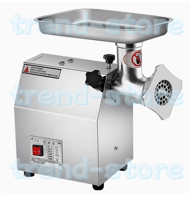 電動ひき肉器 卓上ミンサー 手作りソーセージ 豚肉/牛肉/鶏肉魚/唐辛子/ニンニク/大根など 100KG/H ステンレス鋼 110V 業務用拍卖